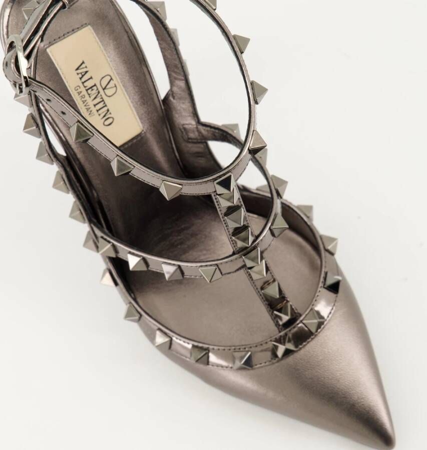 Valentino Garavani Rockstud Hakken Herfst-Winter 2024 Vrouwen Gray Dames