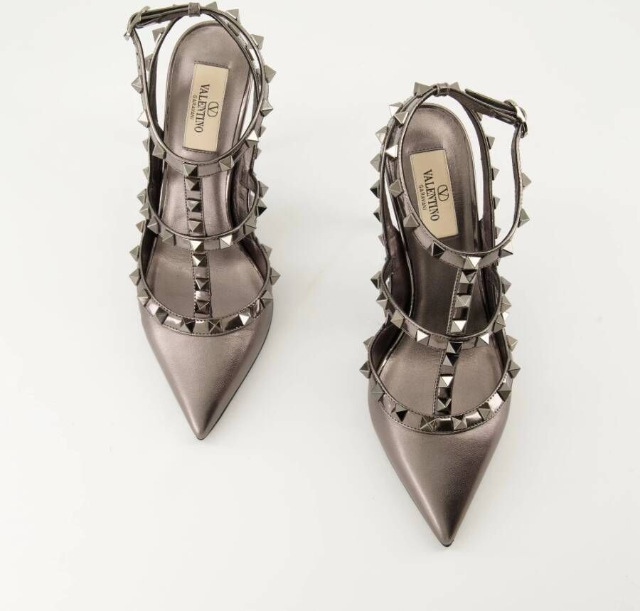 Valentino Garavani Rockstud Hakken Herfst-Winter 2024 Vrouwen Gray Dames