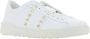 Valentino Garavani Witte platte schoenen met Rockstud-versiering White Heren - Thumbnail 2