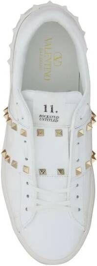 Valentino Garavani Rockstud Instap Sneakers White Heren