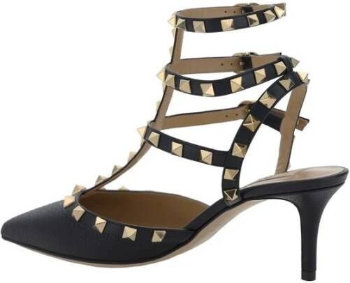 Valentino Garavani Rockstud Leren Pumps Black Dames