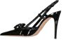 Valentino Garavani Rockstud Leren Slingback Pumps Black Dames - Thumbnail 3