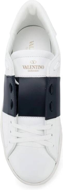 Valentino Garavani Rockstud Leren Sneakers White Heren