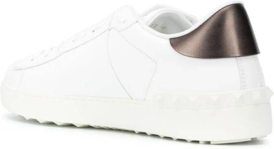 Valentino Garavani Rockstud Leren Sneakers White Heren