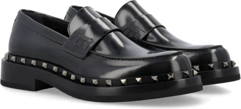 Valentino Garavani Rockstud M-Way Loafers Black Heren