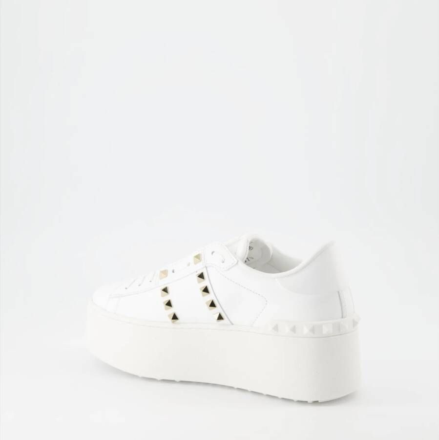 Valentino Garavani Rockstud Platform Sneakers White Dames