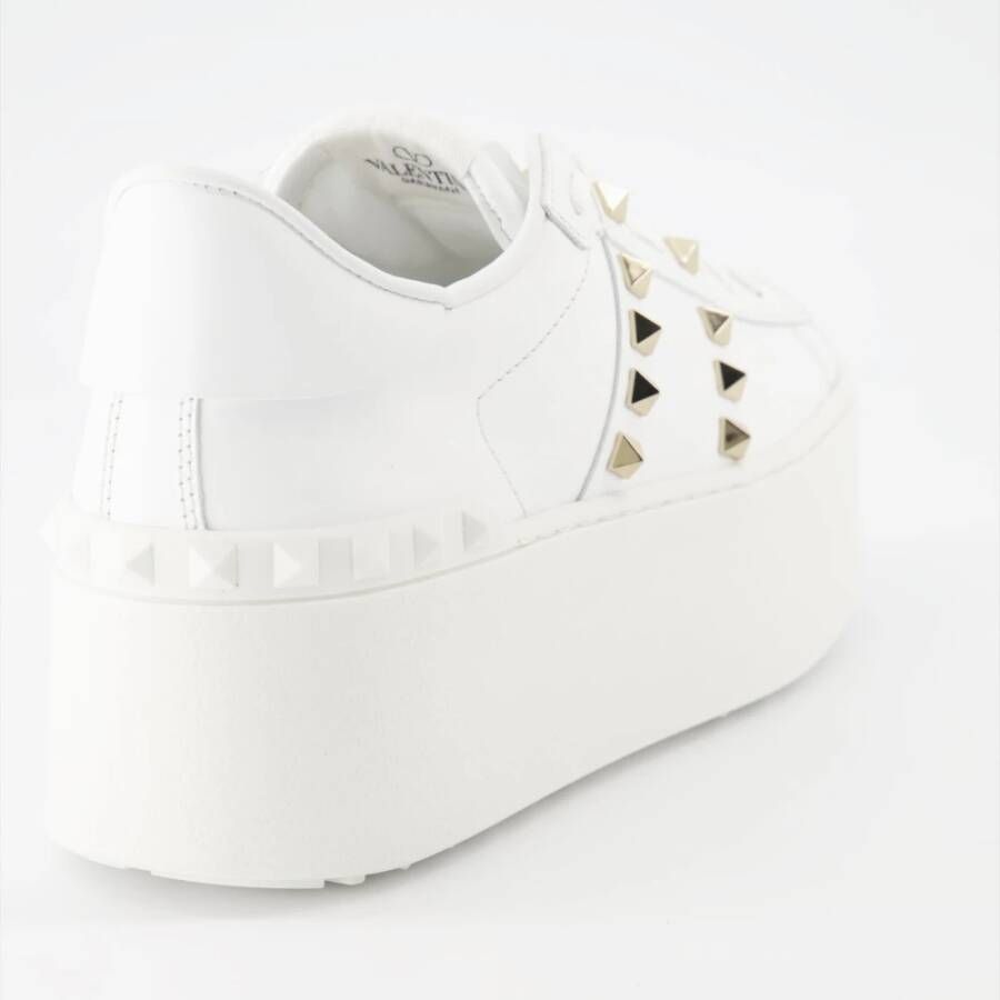 Valentino Garavani Rockstud Platform Sneakers White Dames