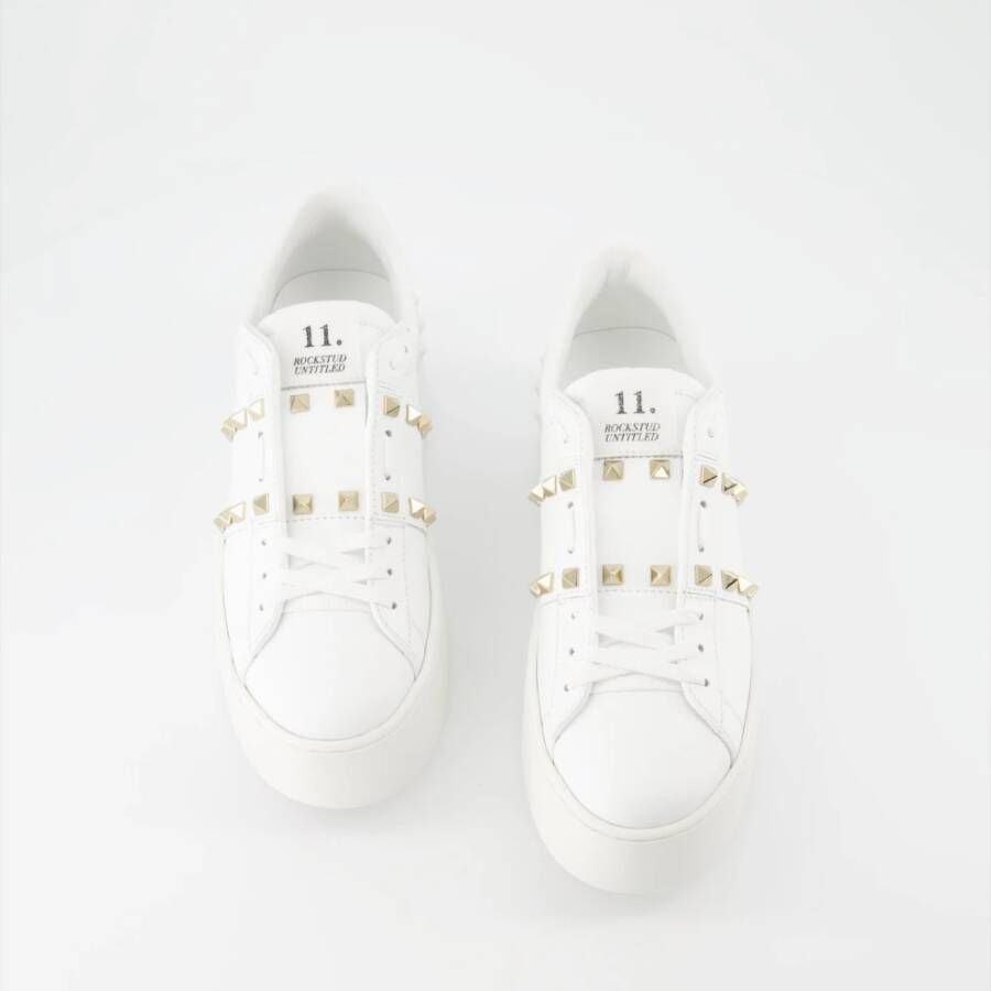 Valentino Garavani Rockstud Platform Sneakers White Dames