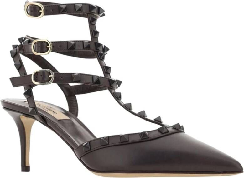 Valentino Garavani Rockstud Pumps Brown Dames