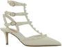 Valentino Garavani Rockstud Pumps met enkelband White Dames - Thumbnail 2