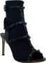 Valentino Garavani Rockstud Sock Hak Sandalen Black Dames - Thumbnail 2