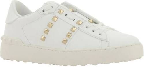 Valentino Garavani Rockstud Untitled Leren Sneakers White Dames