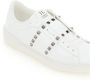 Valentino Garavani Rockstud Untitled Open Leren Sneakers White Heren - Thumbnail 6