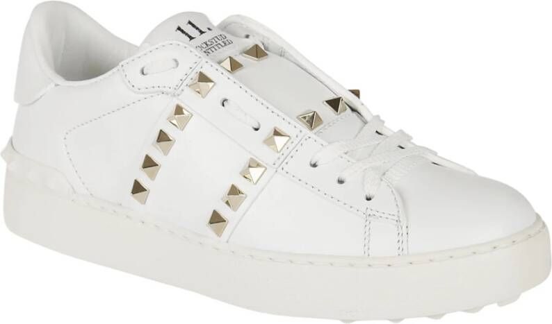 Valentino Garavani Rockstud Untitled Sneaker Wit White Heren