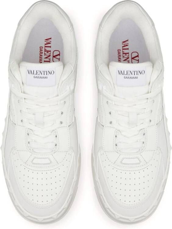 Valentino Garavani Rode Sneakers met Uniek Ontwerp White Dames