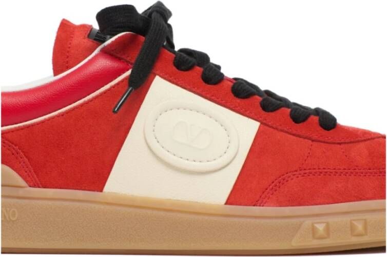 Valentino Garavani Rode Sneakers voor een stijlvolle look Red Heren