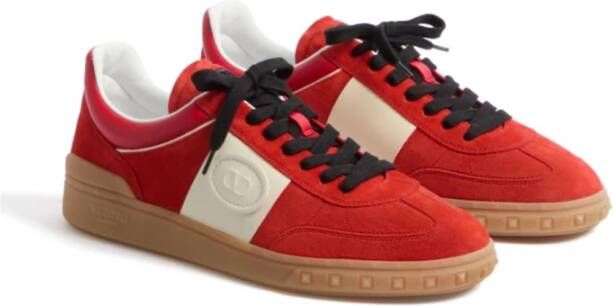 Valentino Garavani Rode Sneakers voor een stijlvolle look Red Heren