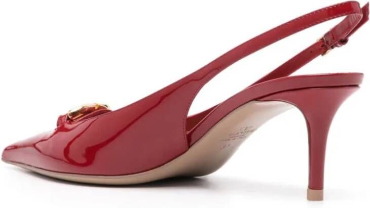 Valentino Garavani Rode VLogo Patent Leren Pumps Red Dames