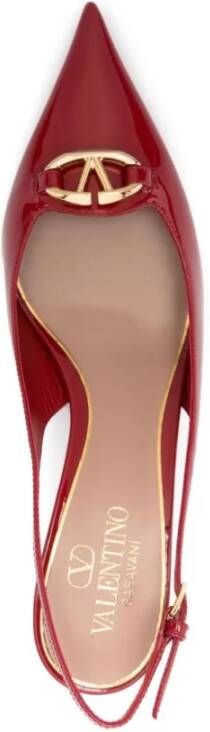 Valentino Garavani Rode VLogo Patent Leren Pumps Red Dames