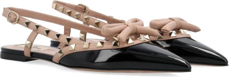 Valentino Garavani Rose Cannelle Gesloten Ballerina Schoenen Multicolor Dames