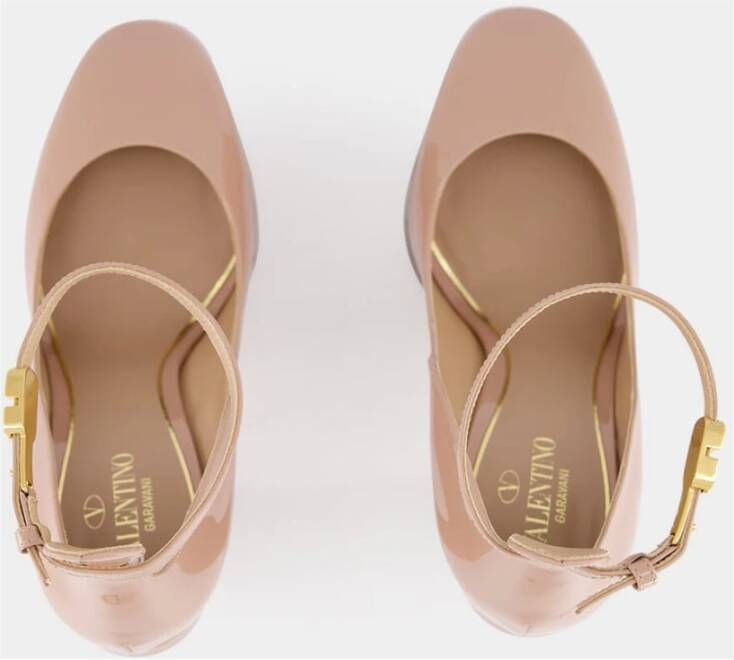 Valentino Garavani Rose Cannelle Platform Pumps Pink Dames