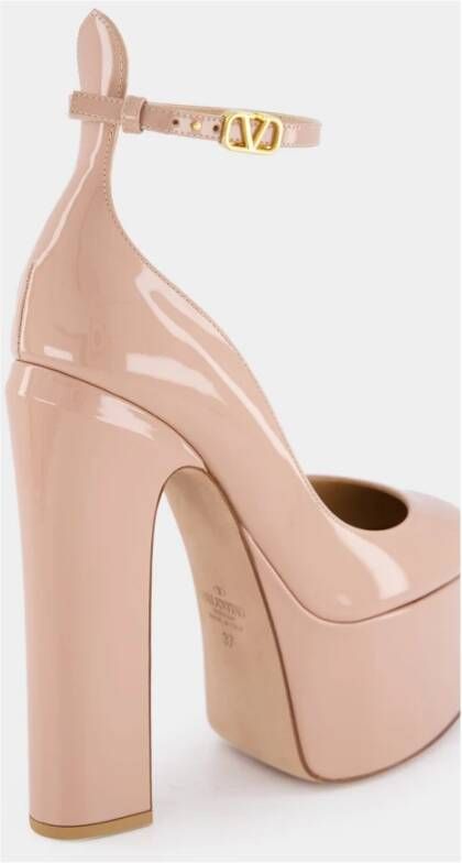 Valentino Garavani Rose Cannelle Platform Pumps Pink Dames