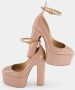 Valentino Garavani Rose Cannelle Platform Pumps Pink Dames - Thumbnail 8