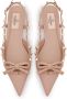 Valentino Garavani Rose Pink Rockstud Platte Schoenen Pink Dames - Thumbnail 6