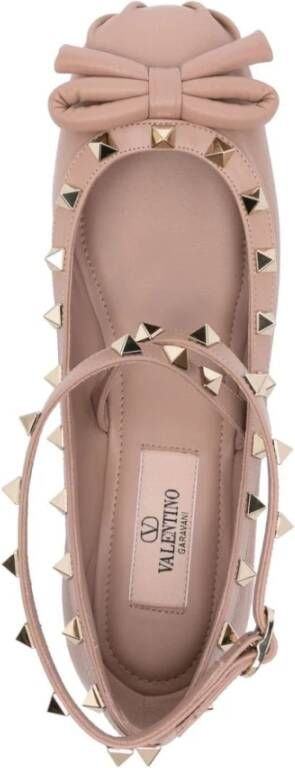 Valentino Garavani Roze Ballerina Schoenen voor Vrouwen Pink Dames