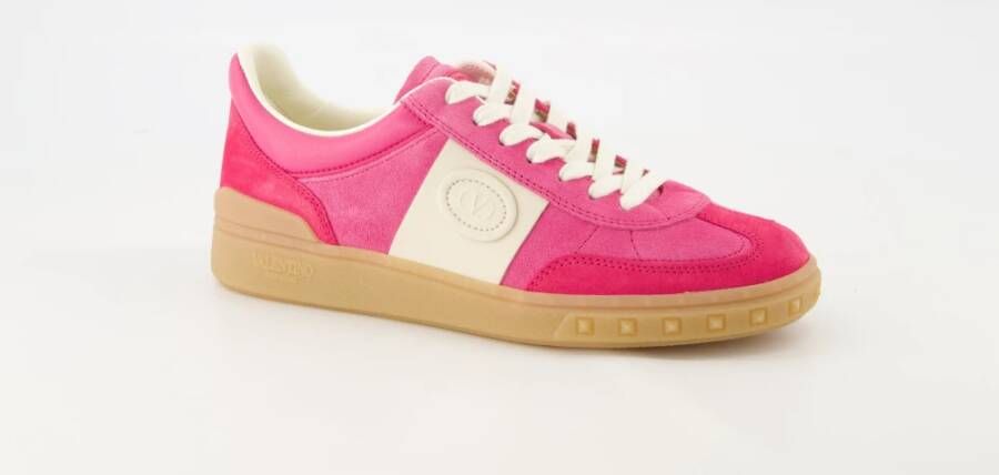 Valentino Garavani Roze Leren Mand UpVillage Crosta Pink Dames