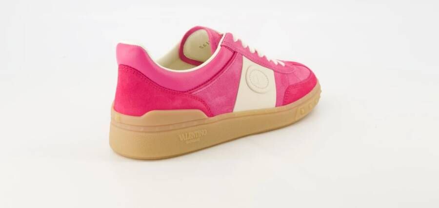 Valentino Garavani Roze Leren Mand UpVillage Crosta Pink Dames