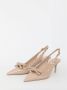 Valentino Garavani Roze Patent Leren Slingback Pumps Pink Dames - Thumbnail 2