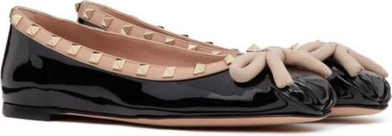 Valentino Garavani Schoenen Ballerina`s Zwart Aw23 Black Dames