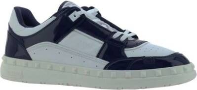 Valentino Garavani Sneakers met Rockstud-accenten en vetersluiting Gray Heren