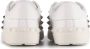 Valentino Garavani Studded Leren Sneakers White Heren - Thumbnail 4