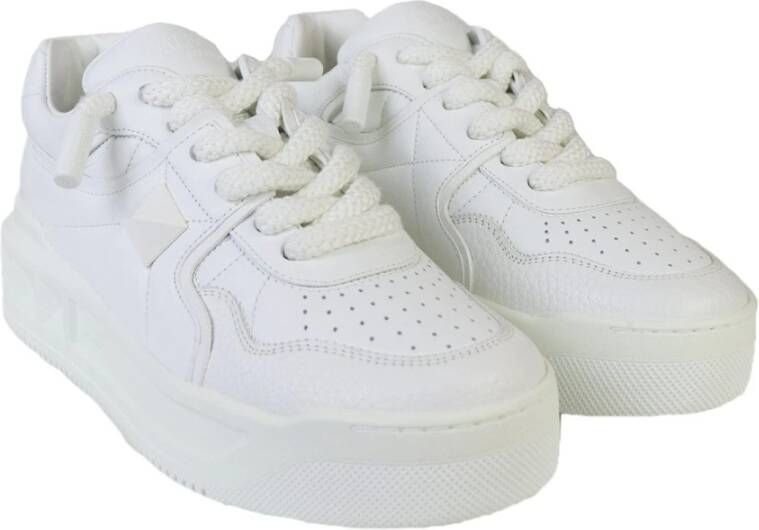 Valentino Garavani Witte Low-Top Stud XL Sneaker Wit Heren