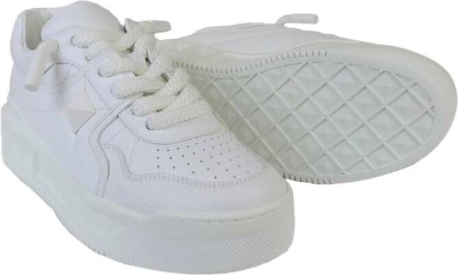 Valentino Garavani Witte Low-Top Stud XL Sneaker Wit Heren