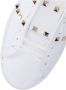 Valentino Garavani Studded Leren Sneakers White Heren - Thumbnail 2