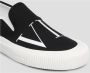 Valentino Garavani Luxe Slip-On Trainers Zwart Heren - Thumbnail 3