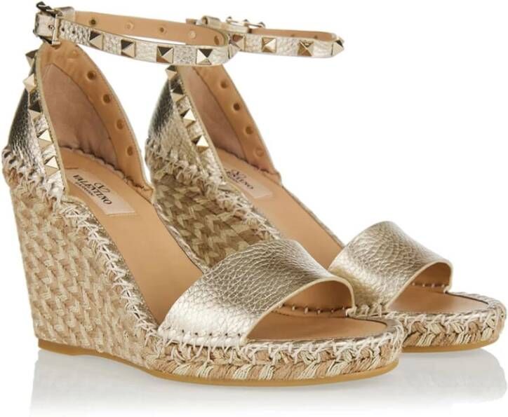 Valentino Garavani Stijlvolle Espadrilles voor Zomeroutfits Beige Dames