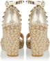 Valentino Garavani Stijlvolle Espadrilles voor Zomeroutfits Beige Dames - Thumbnail 3