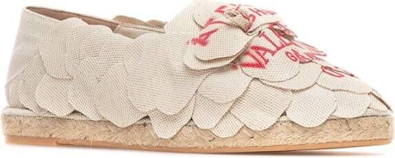 Valentino Garavani Stijlvolle Espadrilles voor Zomeroutfits Beige Dames