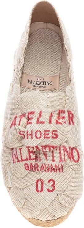 Valentino Garavani Stijlvolle Espadrilles voor Zomeroutfits Beige Dames