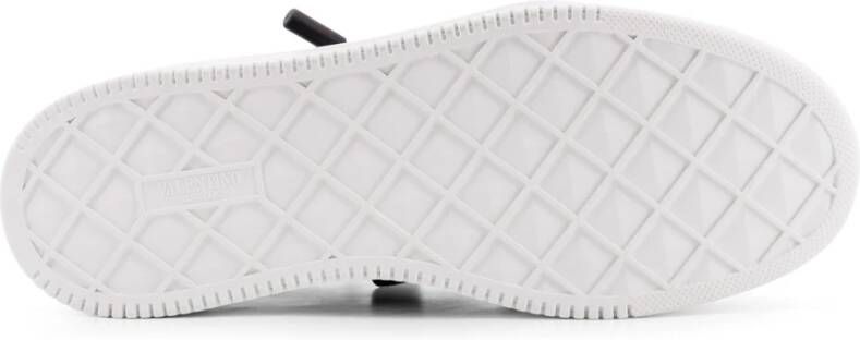 Valentino Garavani Stijlvolle leren sneakers met stud-detail White Heren