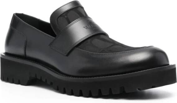 Valentino Garavani Stijlvolle Loafers voor Heren Black Heren