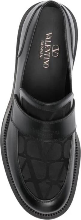 Valentino Garavani Stijlvolle Loafers voor Heren Black Heren