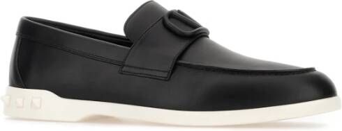 Valentino Garavani Stijlvolle Loafers voor Mannen Black Heren