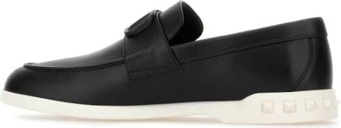 Valentino Garavani Stijlvolle Loafers voor Mannen Black Heren