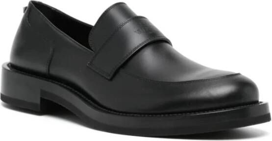 Valentino Garavani Stijlvolle Loafers voor Mannen Black Heren