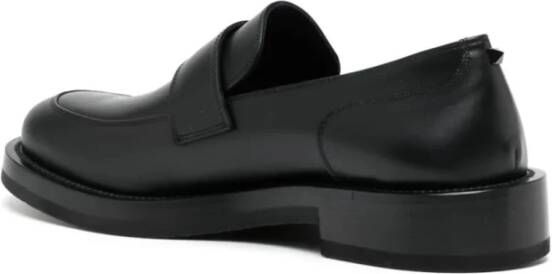 Valentino Garavani Stijlvolle Loafers voor Mannen Black Heren